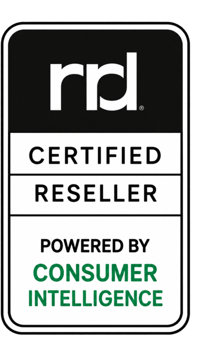 RRD Certified Reseller, powered by Consumer Intelligence